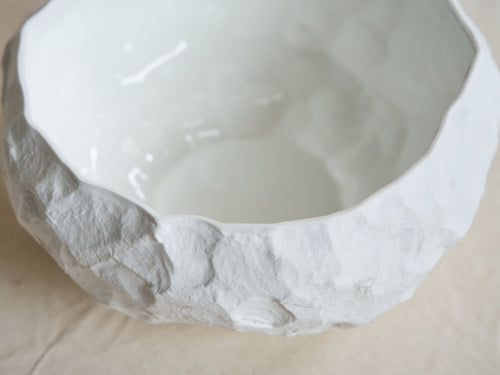 1882 Ltd MAX LAMB CROCKERY XL DEEP BOWL / WHITE Ø11" X H6.3"