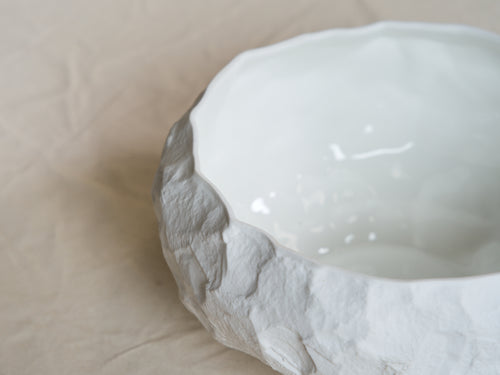 1882 Ltd MAX LAMB CROCKERY XL DEEP BOWL / WHITE Ø11" X H6.3"