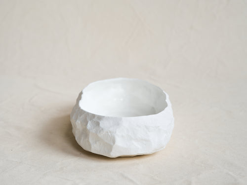 1882 Ltd MAX LAMB CROCKERY LARGE OBLONG BOWL / WHITE L15.3" X W7.9" X H3"