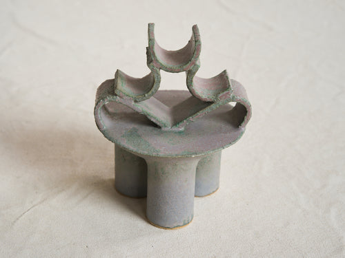 CATHERINE DIX PETIT TEMPLE SCULPTURE NO.8 H6.2" x Ø5"