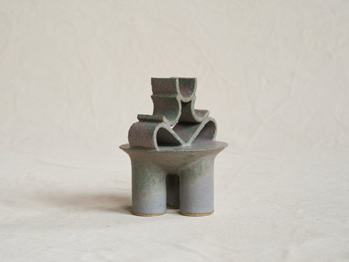 CATHERINE DIX PETIT TEMPLE SCULPTURE NO.8 H6.2" x Ø5"