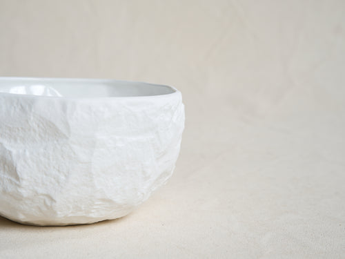 1882 Ltd MAX LAMB CROCKERY LARGE DEEP BOWL / WHITE Ø7.25"x H4"