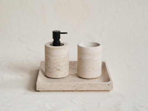 MICHAËL VERHEYDEN HOSPITALITY 3 PCS SET / TRAVERTINE BEIGE