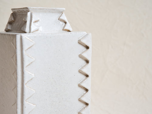 MATTHEW WARD RIC RAC VASE H13" x Ø7"