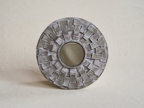 CATHERINE DIX CIRCULAR MIRROR / LARGE Ø16.7" x D1.5"