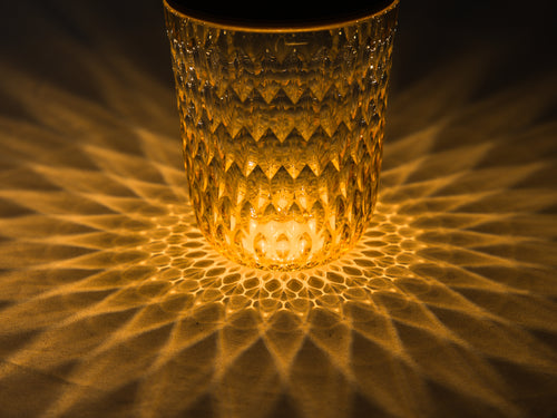 SAINT LOUIS FOLIA PORTABLE CRYSTAL LANTERN Ø6.1" x H11.4"