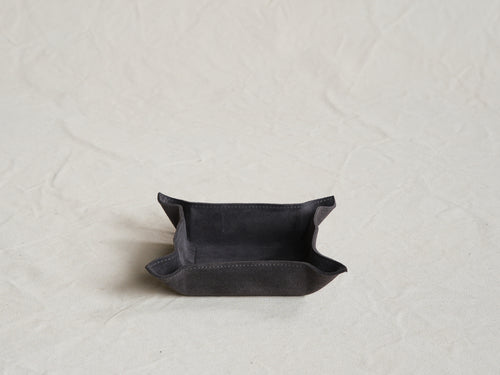 GIOBAGNARA JACK SUEDE VALET SQUARE TRAY 8” x 8"