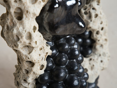 TESSA EASTMAN CRESENT LUMINESCENCE VESSEL L14" x W7" x H18.8"