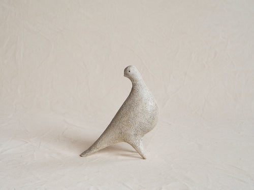 JULIE NELSON IVORY PONTI BIRD XXXX W9.5" x D4" x H11.5"