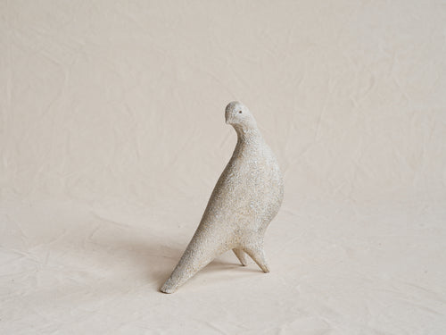 JULIE NELSON IVORY PONTI BIRD XXXX W9.5" x D4" x H11.5"
