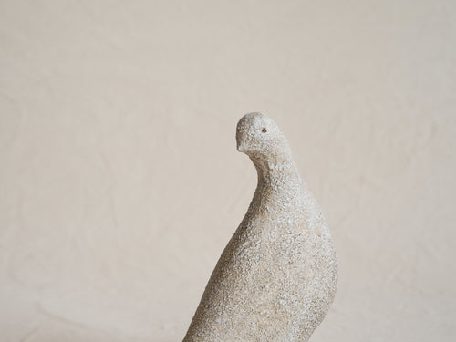 JULIE NELSON IVORY PONTI BIRD XXXX W9.5" x D4" x H11.5"