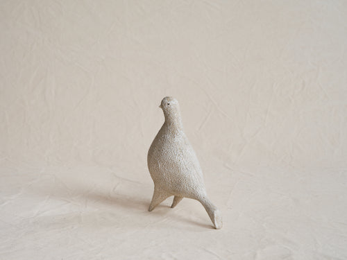 JULIE NELSON IVORY PONTI BIRD XXXVI W9" x D4" x H11.5"