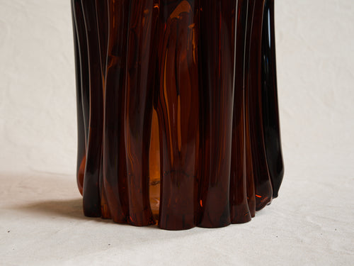 ALEXA LIXFELD ANTHO VASE / AMBER 0524 W11" x D11" x H13.4"