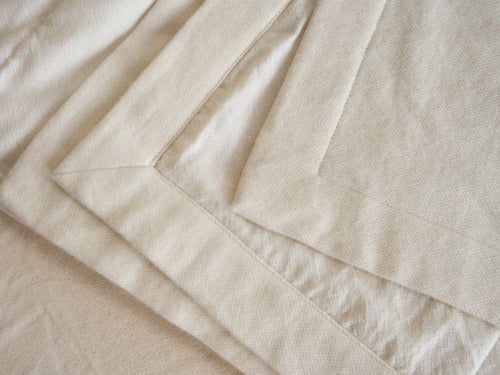 ALONPI CLEVELAND CASHMERE BLANKET / CREAM L85" x W98"