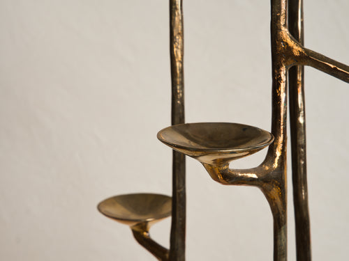 MARY BRŌGGER STANDING CANDLE HOLDER / BRONZE