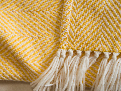 ALONPI WILLY CHEVRON THROW / NO.03  51" x 71"