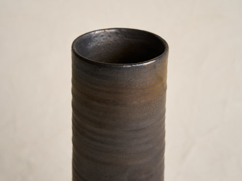 RUI RIBEIRO BRONZE VI CERAMIC VASE H14" x Ø5.5"
