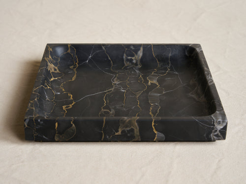 MICHAËL VERHEYDEN SQUARE TRAY LARGE / PORTORO L10” x W10" x H1.5”