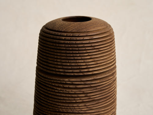 MACIEJ GASIENICA GIEWONT WOODEN OBJECT 2025/10 Ø5.7" x H10.4"