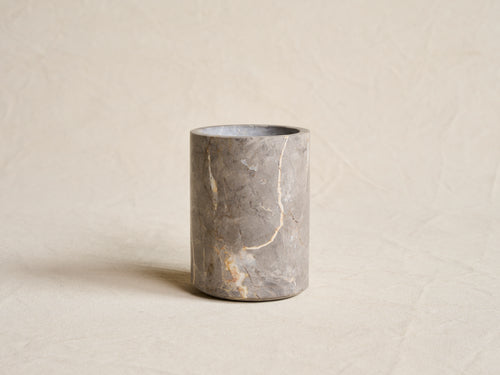 MICHAËL VERHEYDEN COPPA HIGH CONTAINER / GRIGO ANTICO CHIARO Ø3.9" x H5.5"