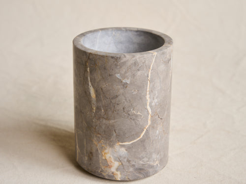 MICHAËL VERHEYDEN COPPA HIGH CONTAINER / GRIGO ANTICO CHIARO Ø3.9" x H5.5"