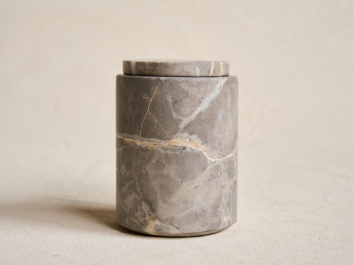 MICHAËL VERHEYDEN SMALL CONTAINER / GRIGO ANTICO CHIARO Ø3.0" x H4.3"