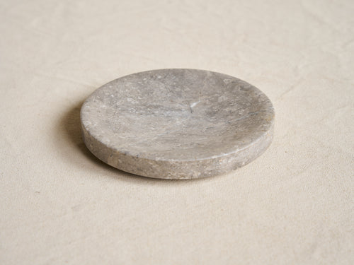 MICHAËL VERHEYDEN SAPONE SOAP DISH / GRIGO ANTICO CHIARO Ø5.1" x H1"