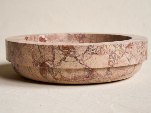 MICHAËL VERHEYDEN CIOTO BOWL SMALL / BRECCIA PERNICE Ø17.3" x H4.7"