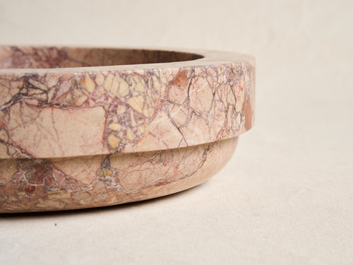 MICHAËL VERHEYDEN CIOTO BOWL SMALL / BRECCIA PERNICE Ø17.3" x H4.7"