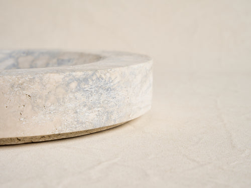 MICHAËL VERHEYDEN ECLIPSE M BOWL / TRAVERTINO ANTICO Ø15” x H2.5”