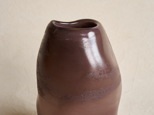 ALEXA LIXFELD MOONWALKER VASE / MAUVE Ø10.2" x H15.7"