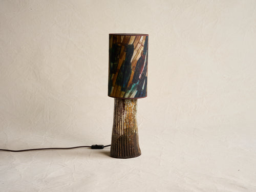 PASCALE RISBOURG CERAMIC LAMP / JANIS H22" x Ø6.75"