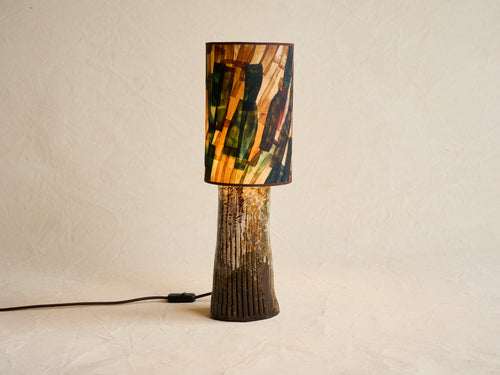 PASCALE RISBOURG CERAMIC LAMP / JANIS H22" x Ø6.75"