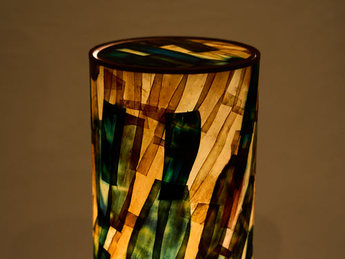PASCALE RISBOURG CERAMIC LAMP / JANIS H22" x Ø6.75"