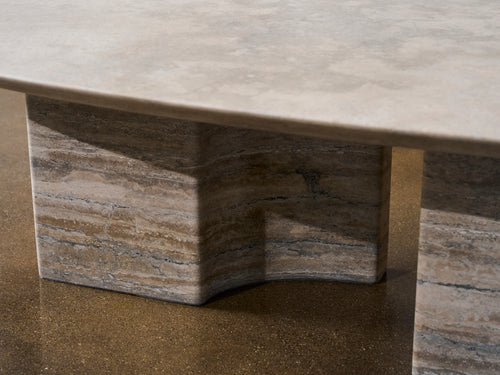 VERENA BRAUSCH ETERNAL SANS TEMPS 2.0 COFFEE TABLE L59" x D28" x H14.5"