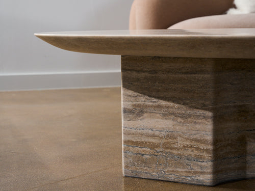 VERENA BRAUSCH ETERNAL SANS TEMPS 2.0 COFFEE TABLE L59" x D28" x H14.5"