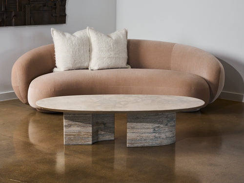 VERENA BRAUSCH ETERNAL SANS TEMPS 2.0 COFFEE TABLE L59" x D28" x H14.5"