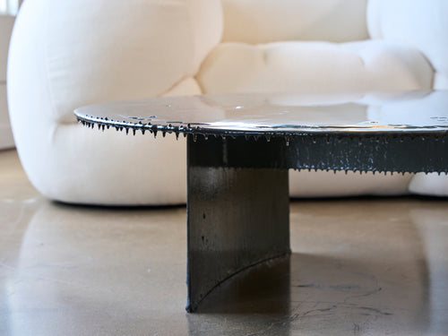 MIDDERNACHT & ALEXANDER LOW TABLE / DUSTY SHORE Ø45.7" x H13.65"