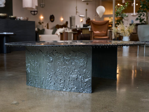 MIDDERNACHT & ALEXANDER LOW TABLE / DUSTY SHORE Ø45.7" x H13.65"