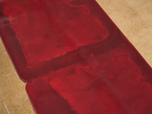 MIDDERNACHT & ALEXANDER BENCH / OXBLOOD WALTZ L78" x D12" x H18.7"