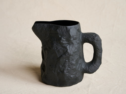 1882 Ltd MAX LAMB CROCKERY JUG / BLACK BASALT H7" x Ø7"