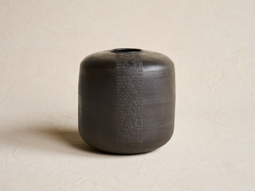 MARIE MARTIN 'SPACE ODDITY' VASE Ø8.8" x H9.5"