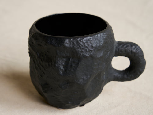 1882 Ltd MAX LAMB CROCKERY MUG / BLACK BASALT H3" x Ø3.5"