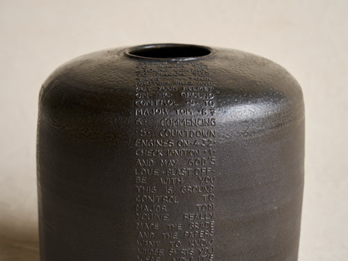 MARIE MARTIN 'SPACE ODDITY' VASE Ø8.8" x H9.5"