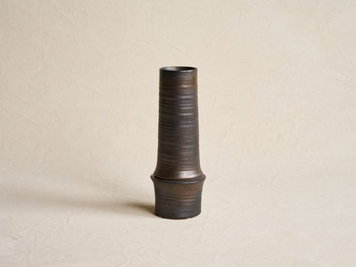 RUI RIBEIRO BRONZE VI CERAMIC VASE H14" x Ø5.5"