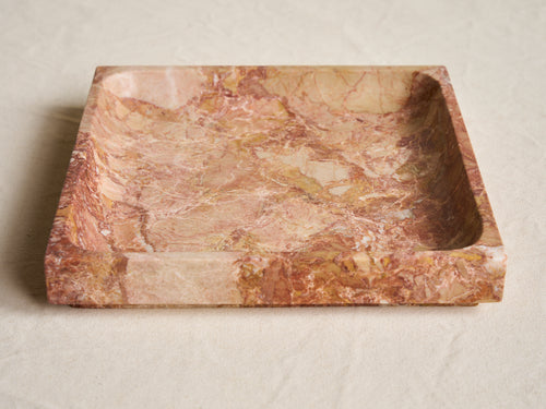 MICHAËL VERHEYDEN SQUARE TRAY LARGE / BRECCIA PERNICE L10” x W10" x H1.5”