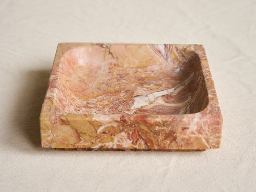 MICHAËL VERHEYDEN SQUARE TRAY SMALL / BRECCIA PERNICE L6” x W6" x H1.5”