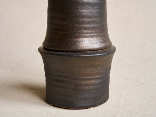 RUI RIBEIRO BRONZE VI CERAMIC VASE H14" x Ø5.5"