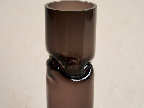 AVRAM RUSU STUDIO CRUSHED VASE MEDIUM / PURPLE Ø4" X H14"