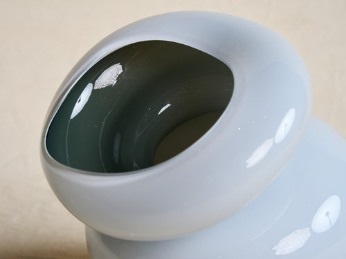 AVRAM RUSU STUDIO CYCLOPS VASE / GREY Ø7.5" x H10"